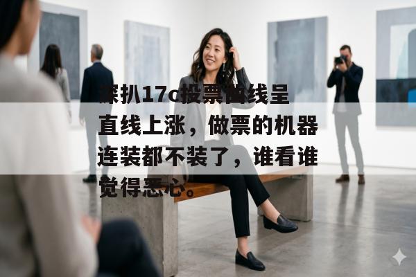 深扒17c投票曲线呈直线上涨，做票的机器连装都不装了，谁看谁觉得恶心。