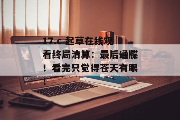 17.c 起草在线观看终局清算：最后通牒！看完只觉得苍天有眼！